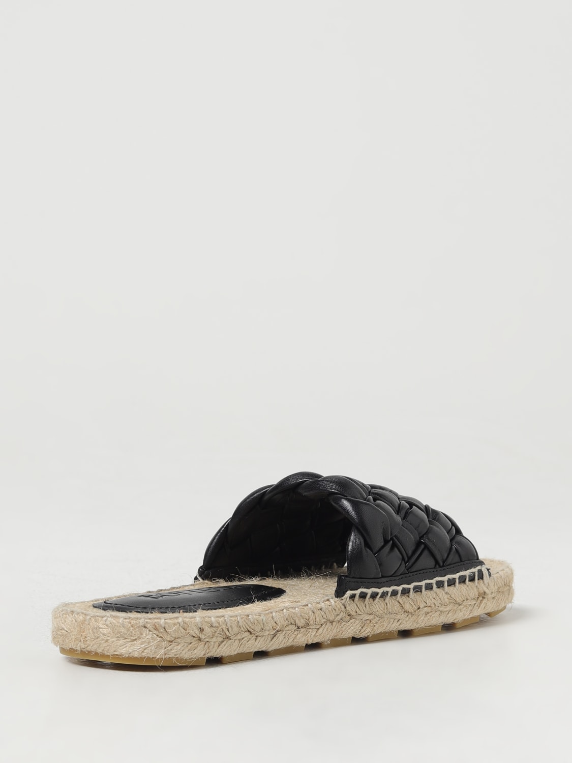 BOTTEGA VENETA FLAT SANDALS: Shoes woman Bottega Veneta, Black - Img 3