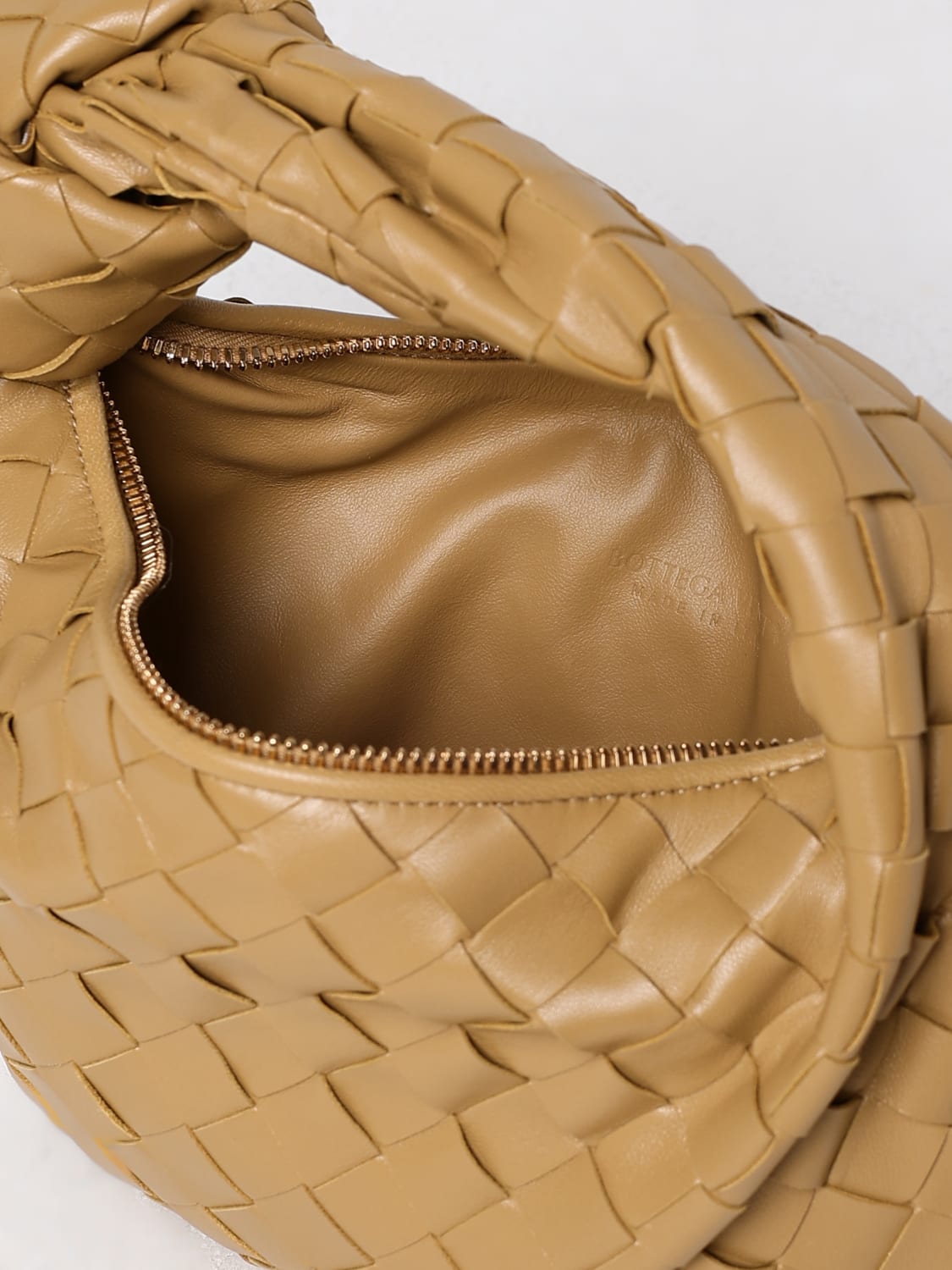 BOTTEGA VENETA MINITASCHE: Schultertasche damen Bottega Veneta, Camel - Img 5