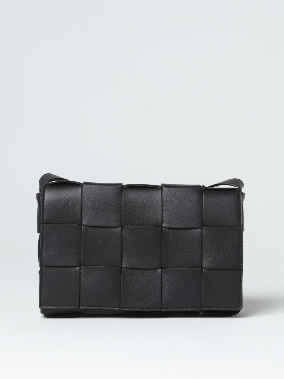 BOTTEGA VENETA MINI BAG: Bottega Veneta Cassette bag in woven nappa, Black - Img 1