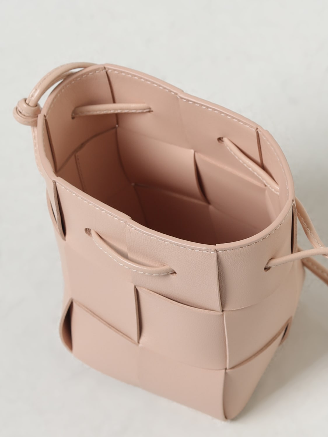 BOTTEGA VENETA MINI SAC À MAIN: Sac porté épaule femme Bottega Veneta, Rose - Img 5