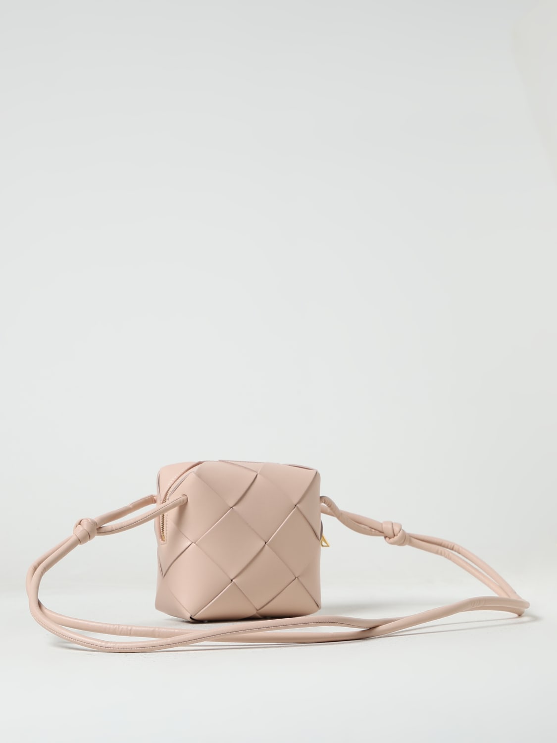 BOTTEGA VENETA MINI BAG: Bottega Veneta Cassette bag in woven nappa, Pink - Img 2