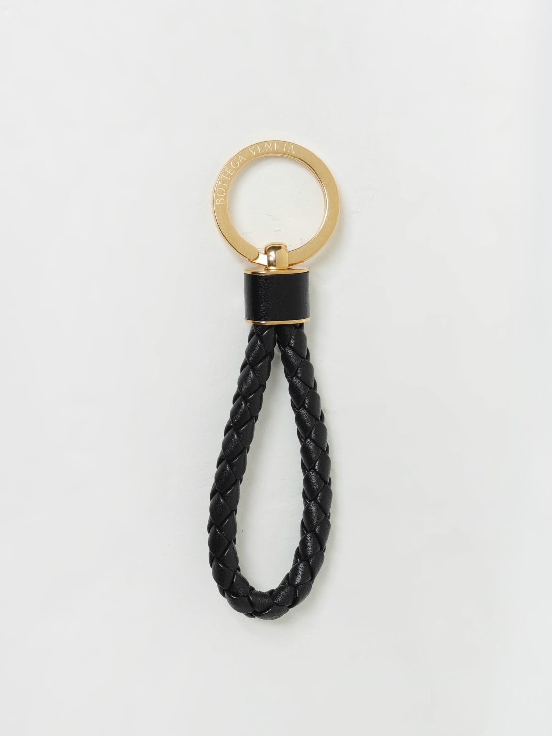 BOTTEGA VENETA KEY CHAIN: Key chain woman Bottega Veneta, Black - Img 1