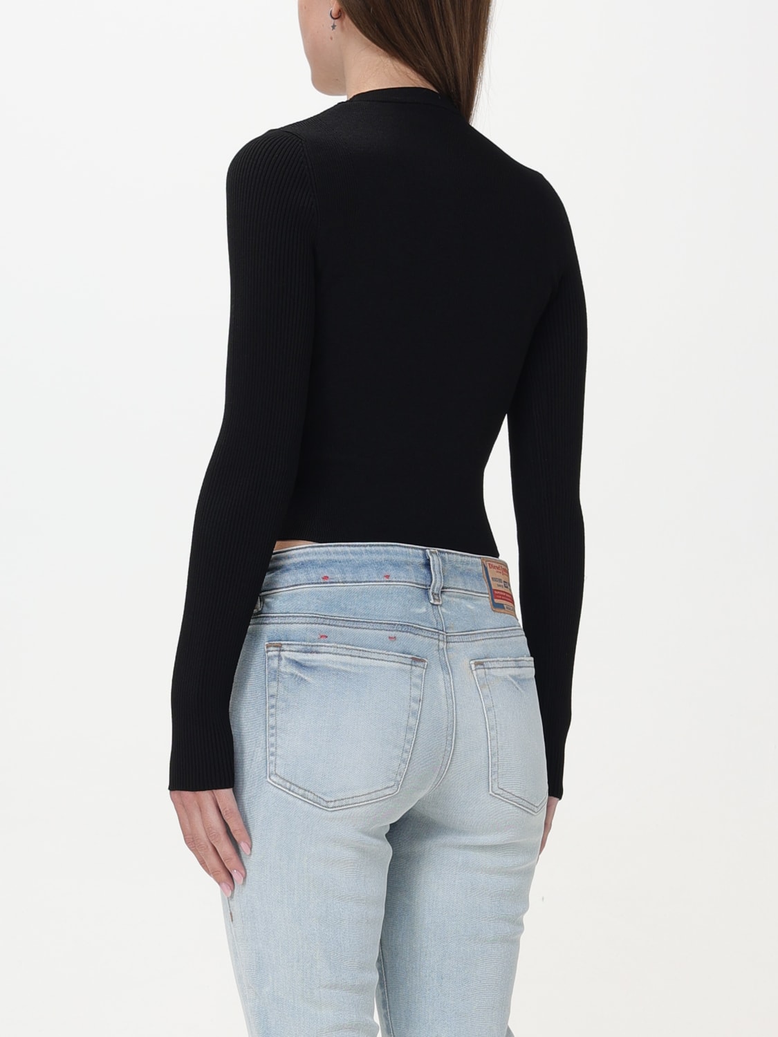 DIESEL: Sweater woman - Black | Diesel sweater A123970DLAX online at ...