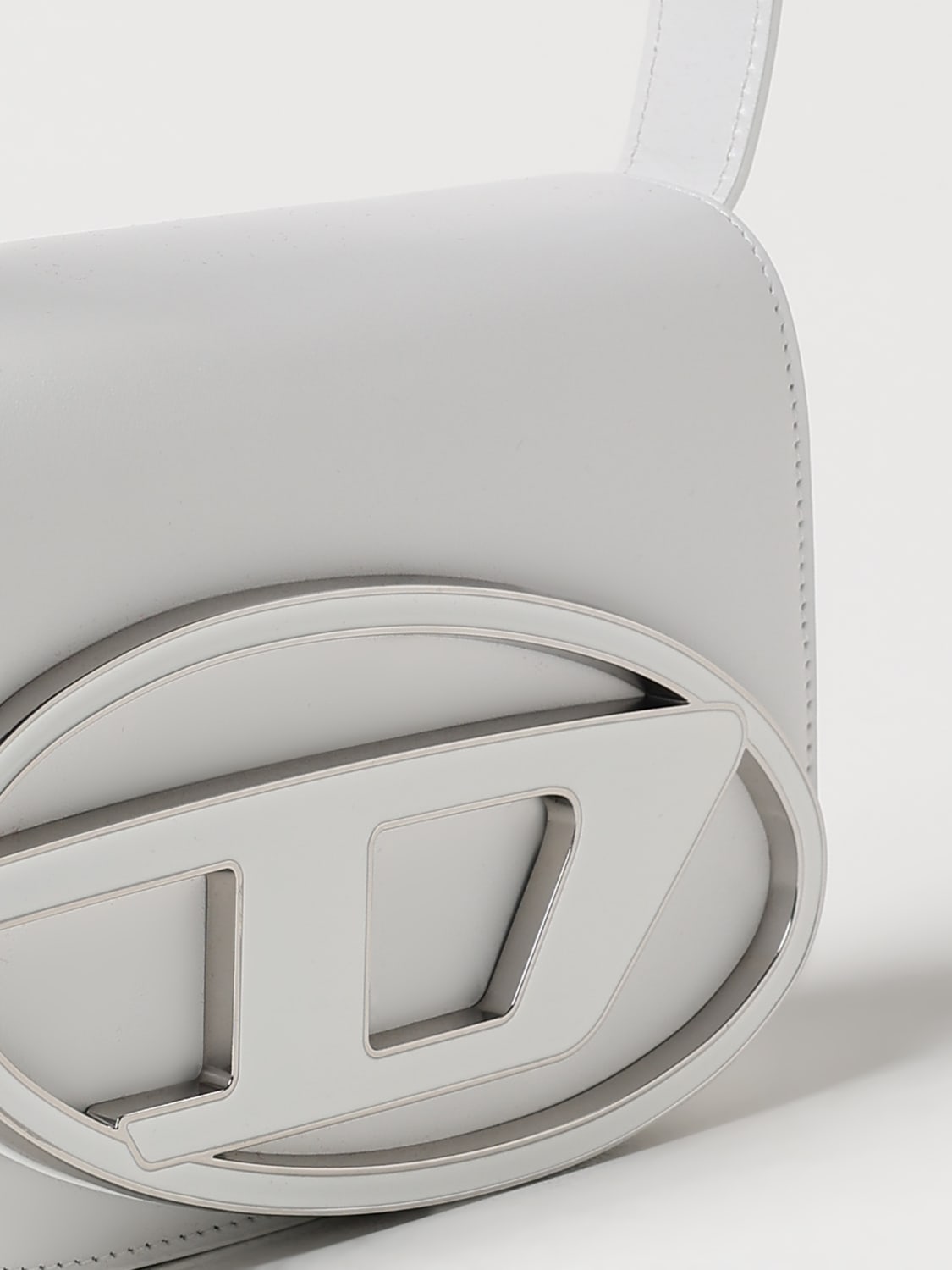 DIESEL MINI BAG: Shoulder bag woman Diesel, White - Img 4
