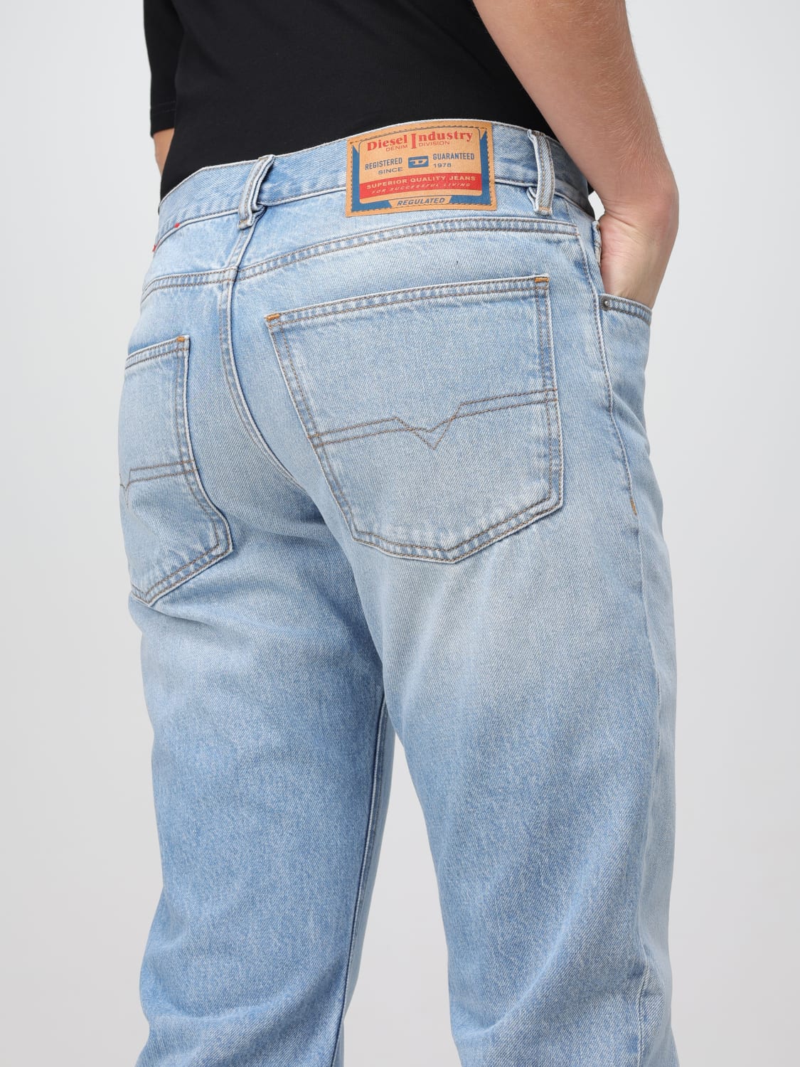 DIESEL: Jeans men - Stone Washed | Diesel jeans A0356809I29 online at ...