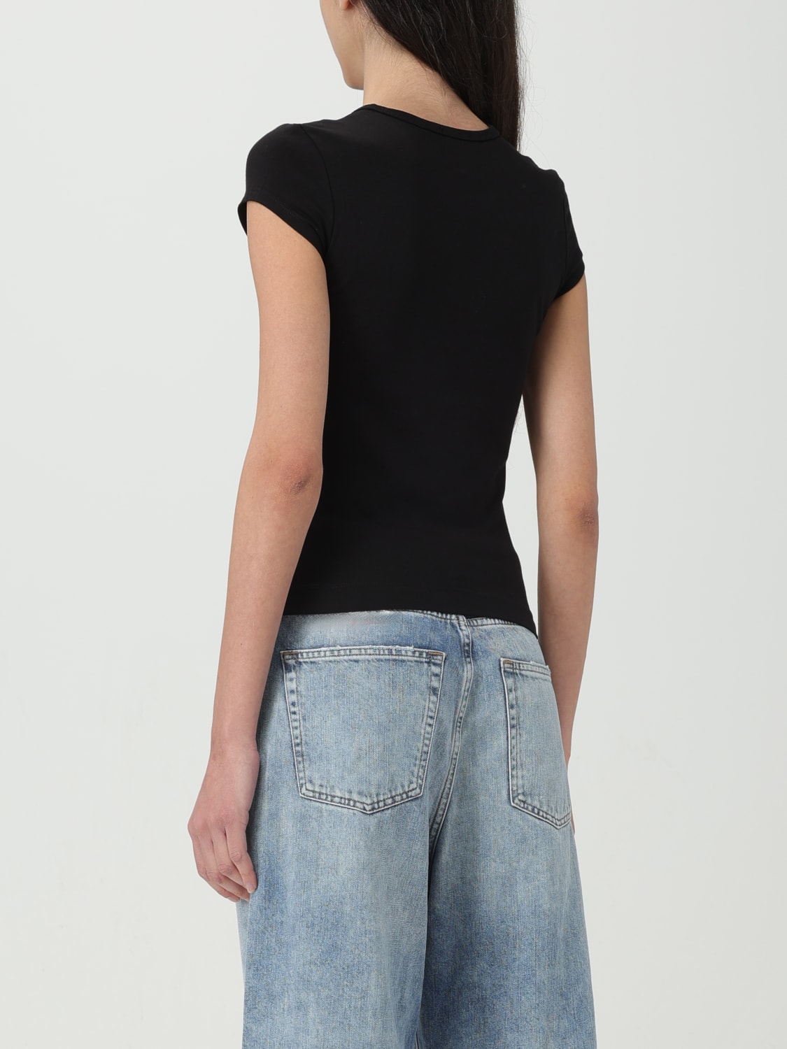DIESEL CAMISETA: Camiseta mujer Diesel, Negro - Img 3