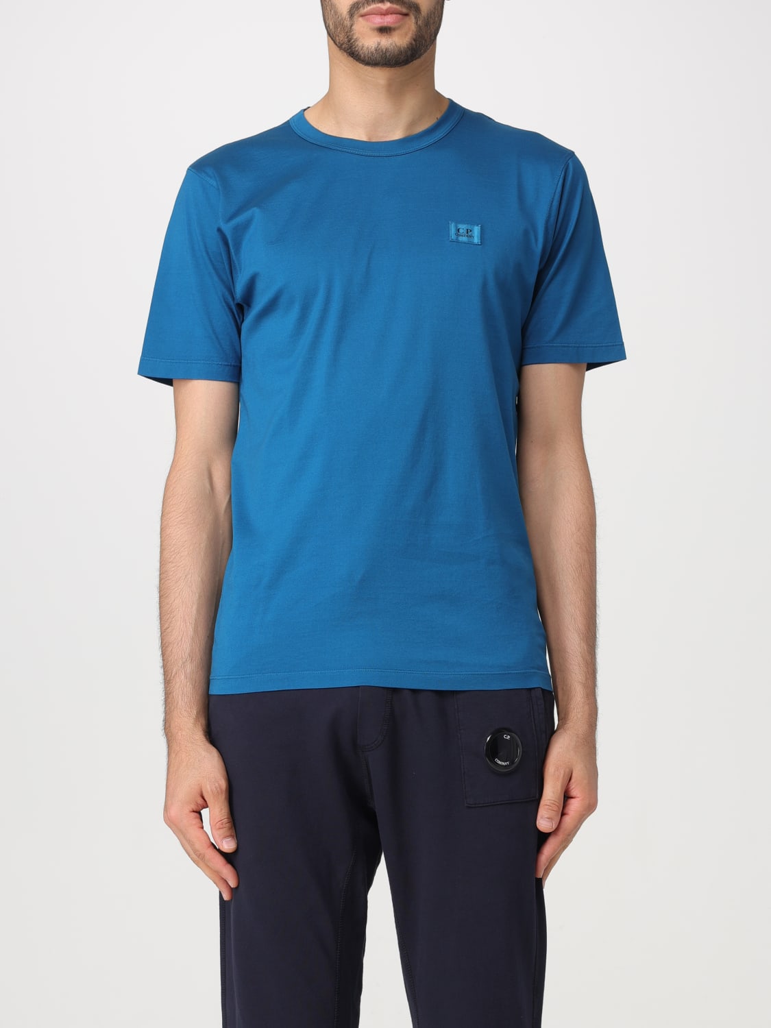 C.P. COMPANY T-SHIRT: T-shirt men C.P. Company, Blue - Img 1