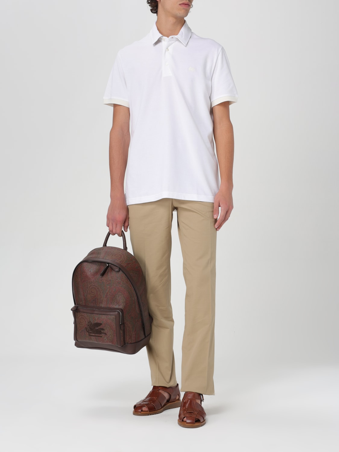 ETRO POLO SHIRT: Polo shirt men Etro, White - Img 2