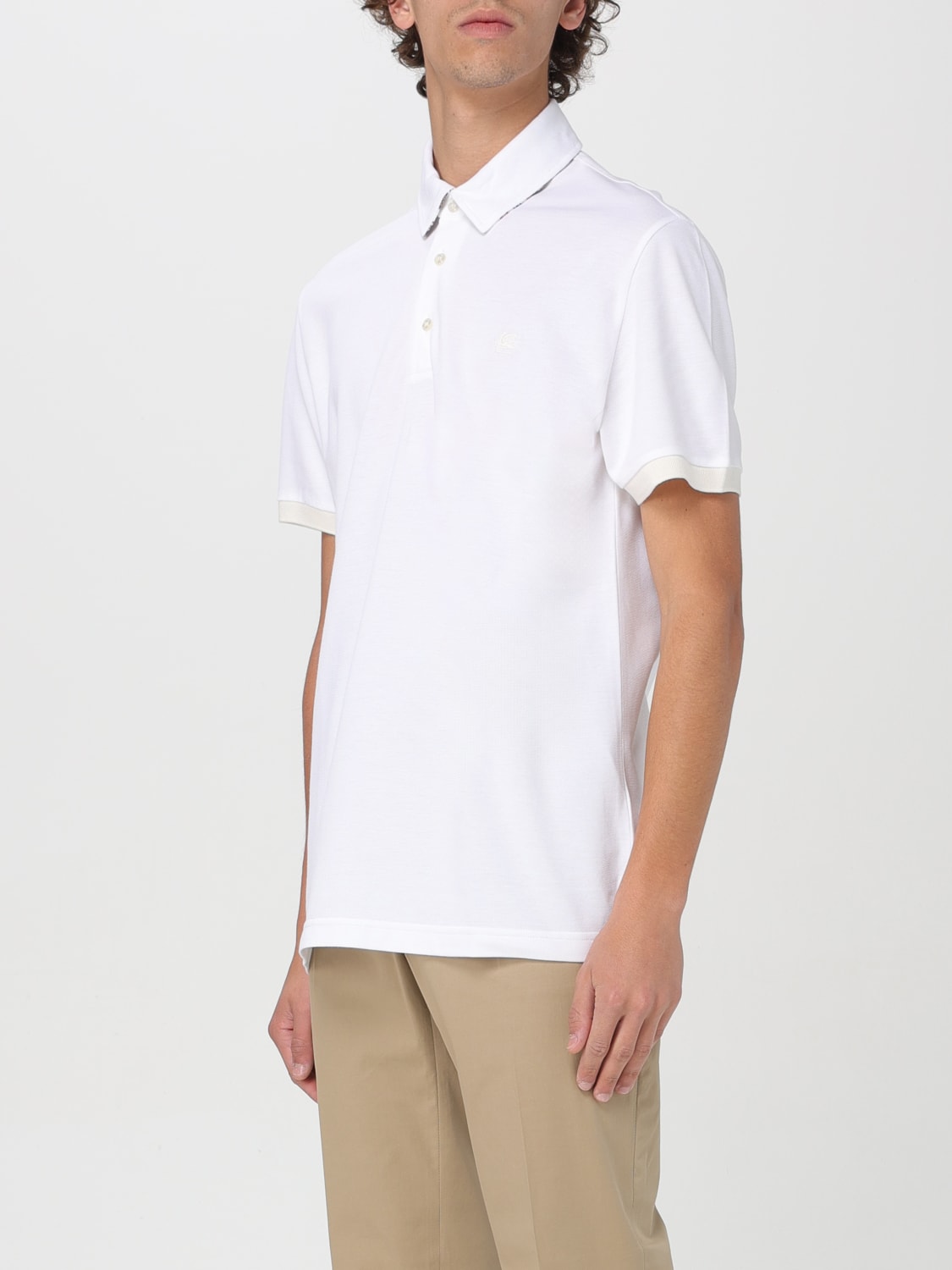 ETRO POLO SHIRT: Polo shirt men Etro, White - Img 4