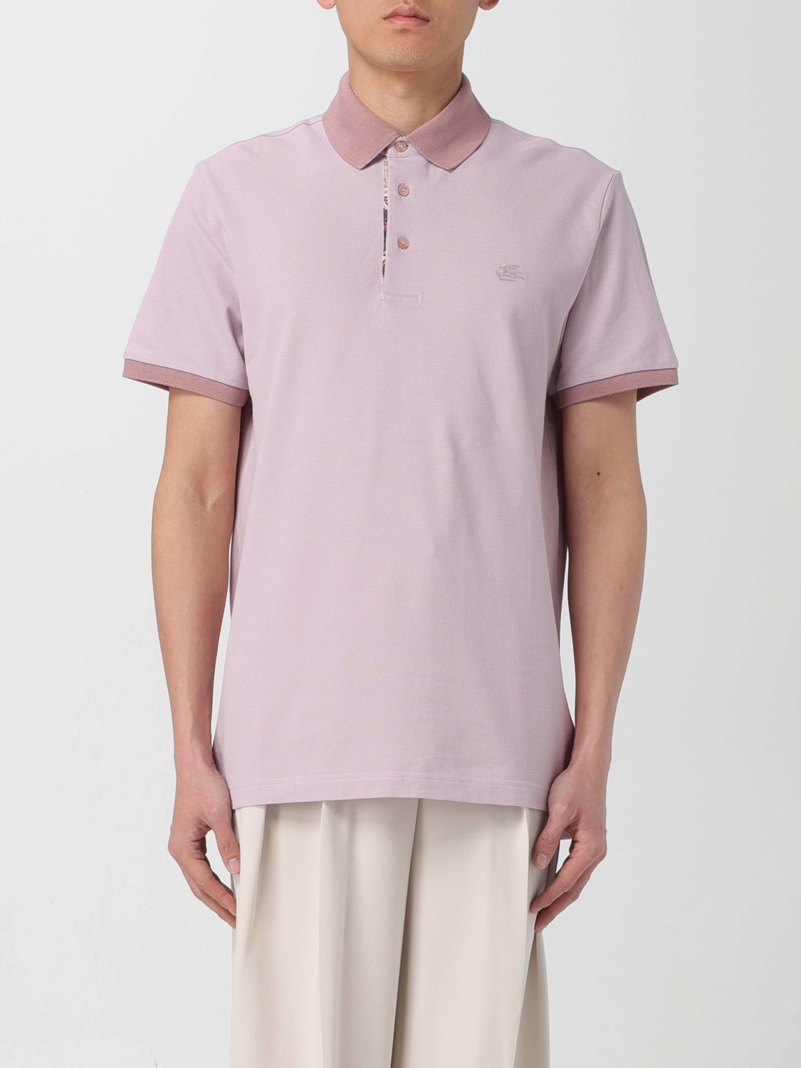 ETRO POLO: Polo hombre Etro, Rosa - Img 1
