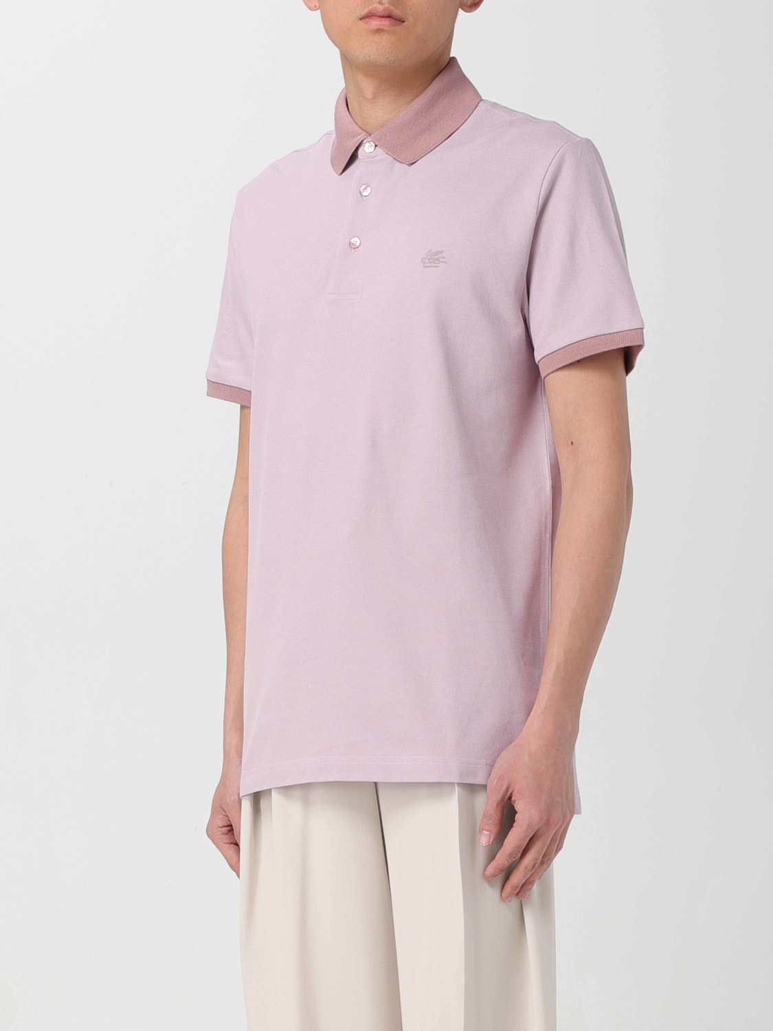 ETRO POLO: Polo hombre Etro, Rosa - Img 4