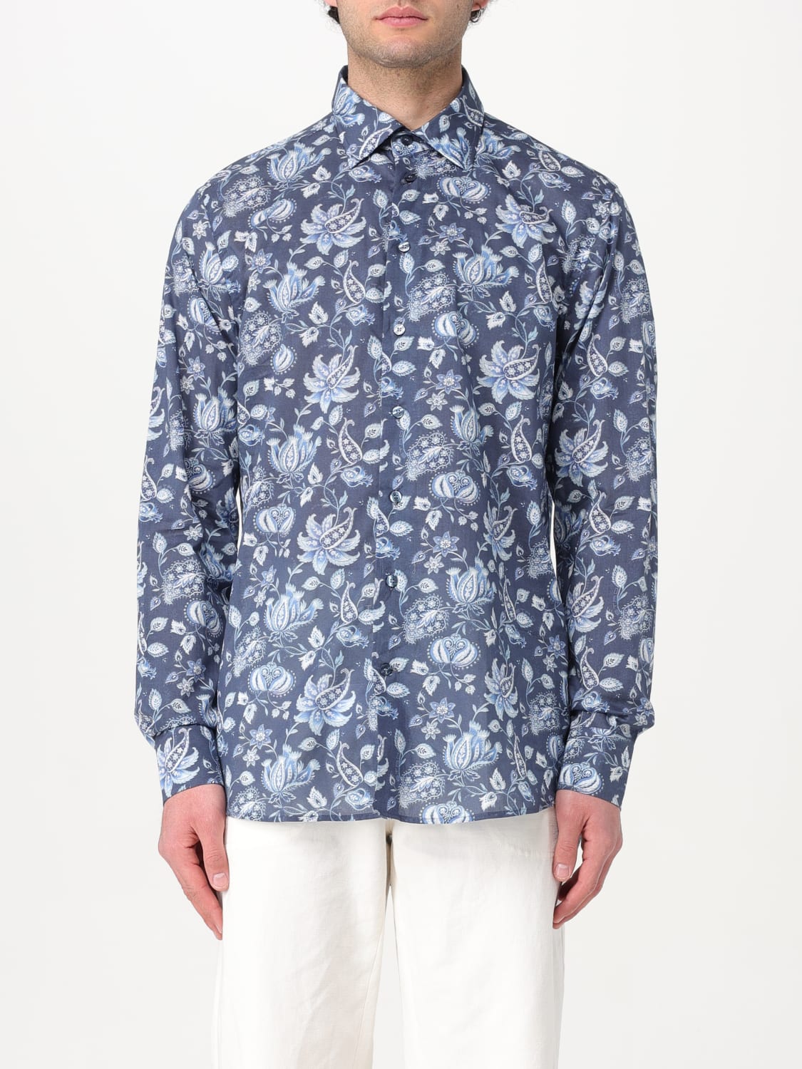 ETRO HEMD: Hemd herren Etro, Blau - Img 1