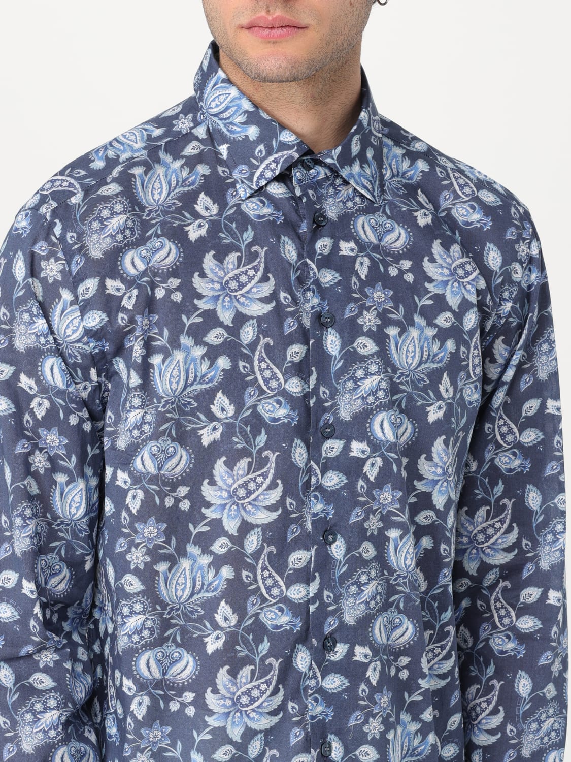 ETRO HEMD: Hemd herren Etro, Blau - Img 4