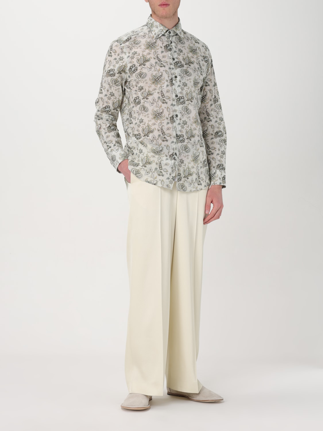 ETRO HEMD: Hemd herren Etro, Grün - Img 2