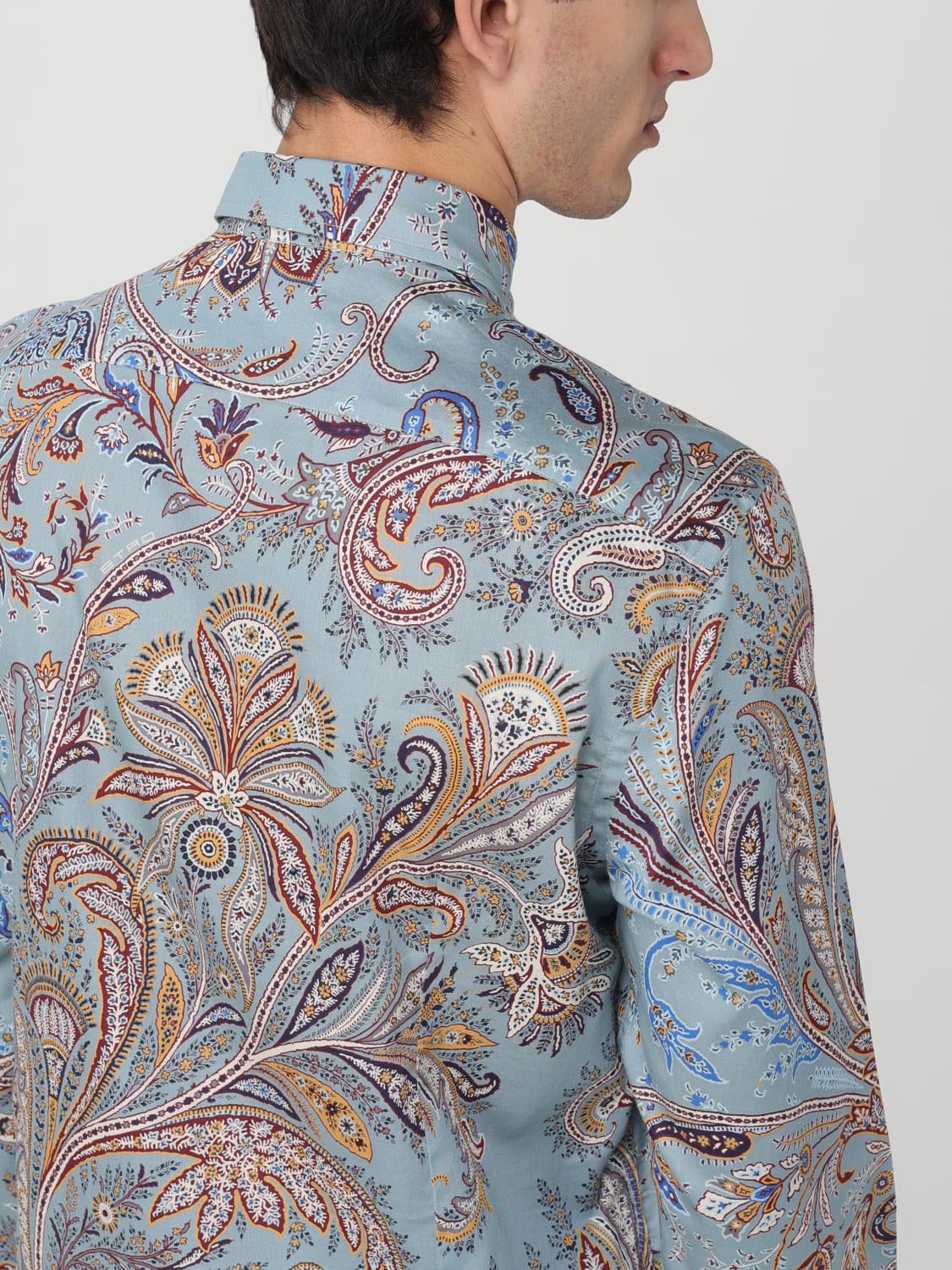 ETRO SHIRT: Shirt men Etro, Gnawed Blue - Img 5