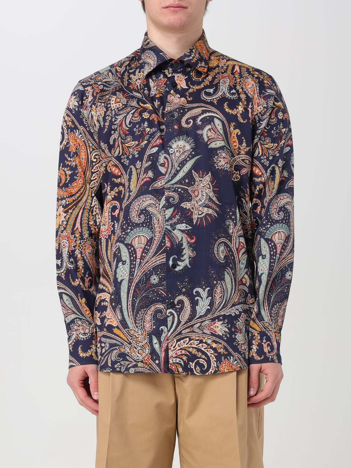 ETRO CAMISA: Camisa hombre Etro, Azul Oscuro 1 - Img 1