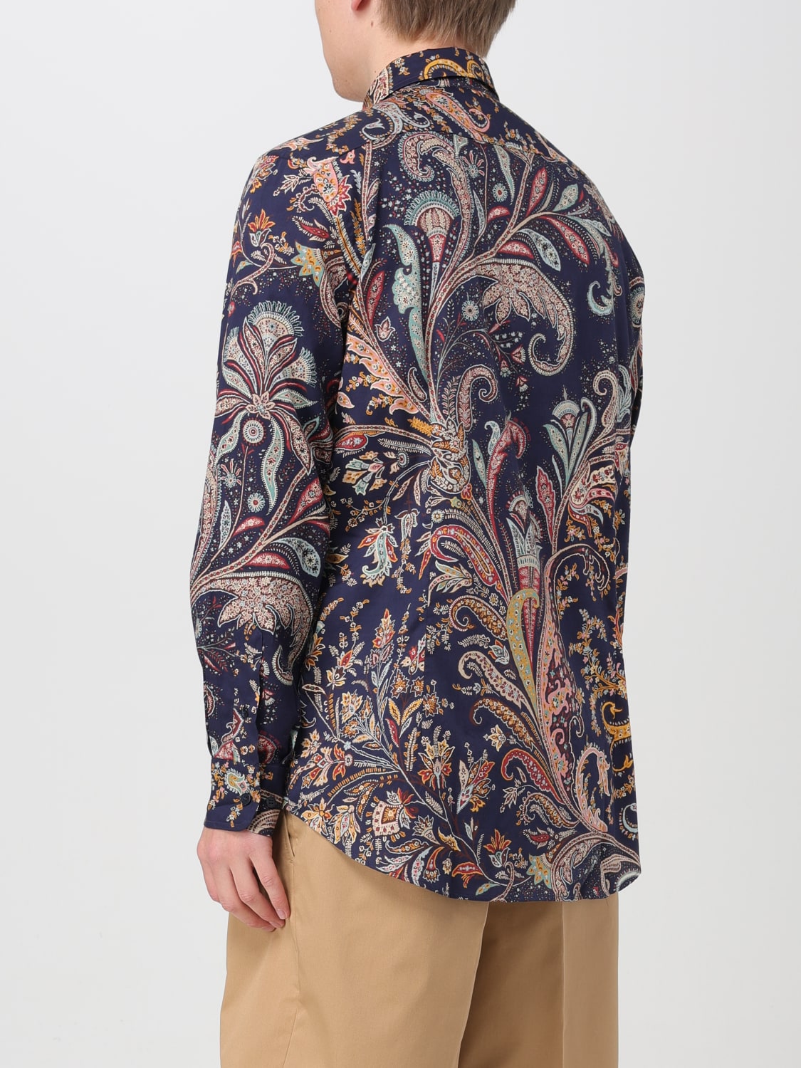 ETRO CAMISA: Camisa hombre Etro, Azul Oscuro 1 - Img 3