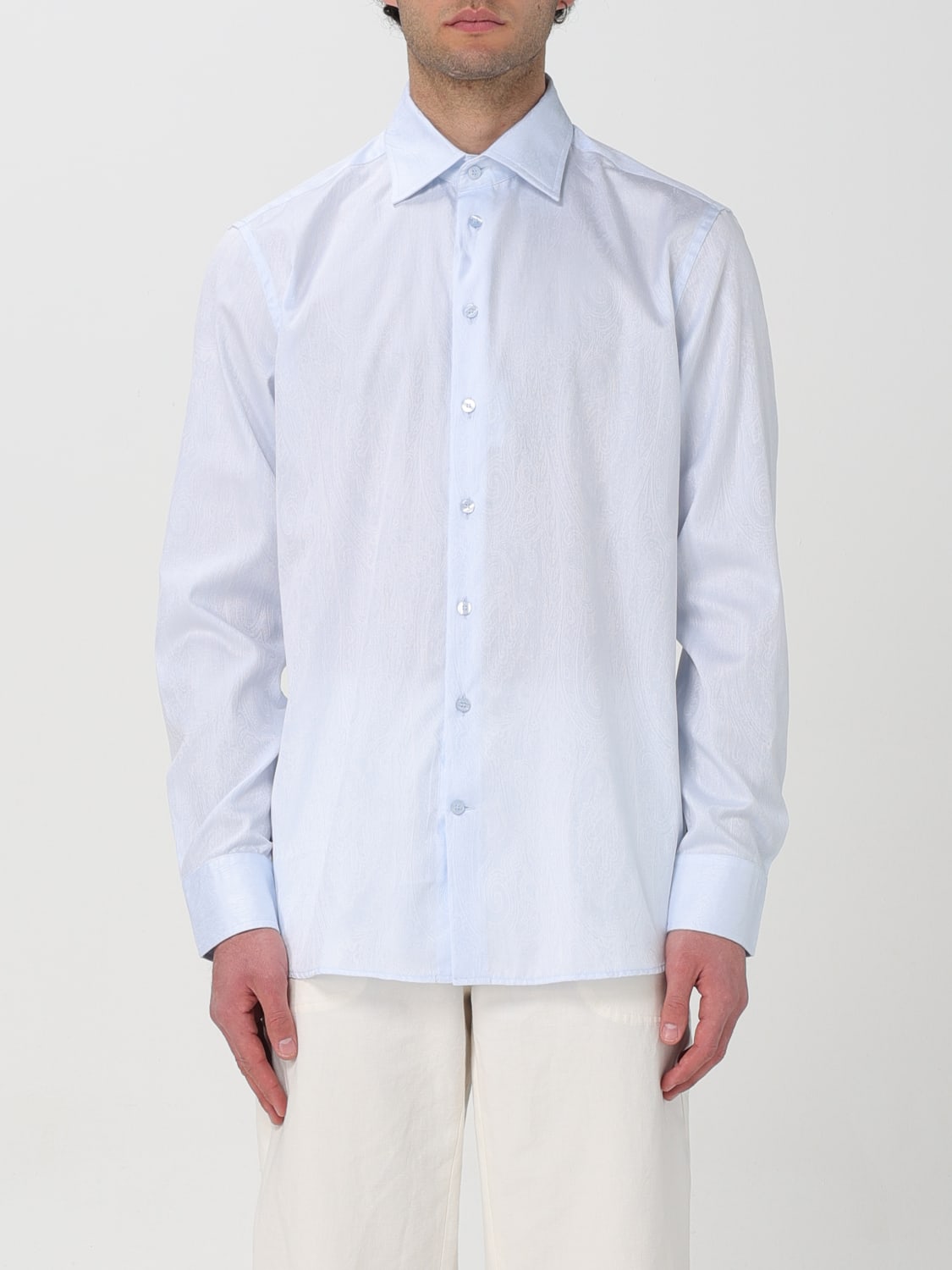 ETRO SHIRT: Shirt men Etro, Gnawed Blue - Img 1