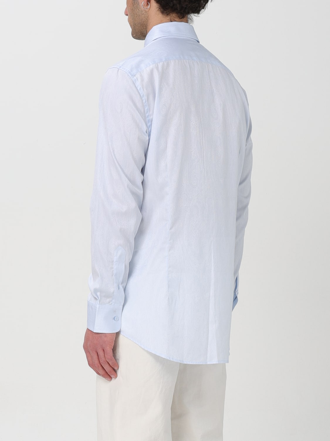 ETRO SHIRT: Shirt men Etro, Gnawed Blue - Img 3