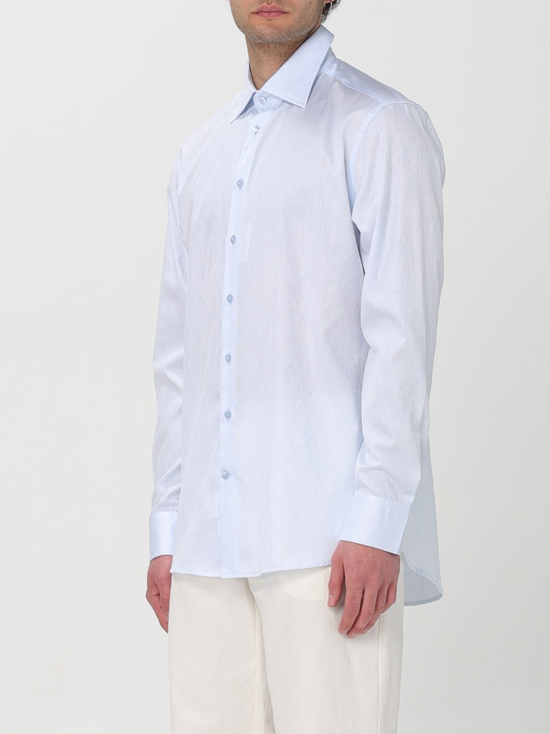 ETRO SHIRT: Shirt men Etro, Gnawed Blue - Img 4