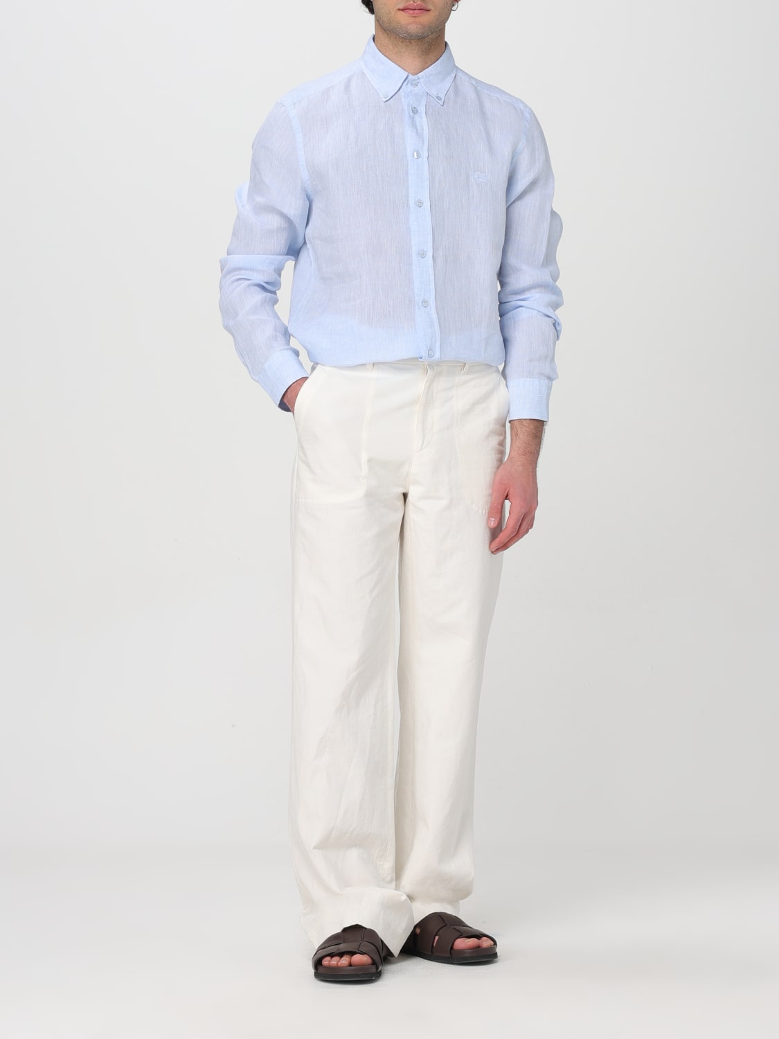 ETRO SHIRT: Shirt men Etro, Gnawed Blue - Img 2