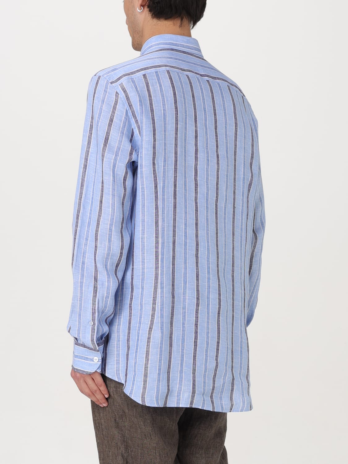 ETRO SHIRT: Shirt men Etro, Gnawed Blue - Img 3