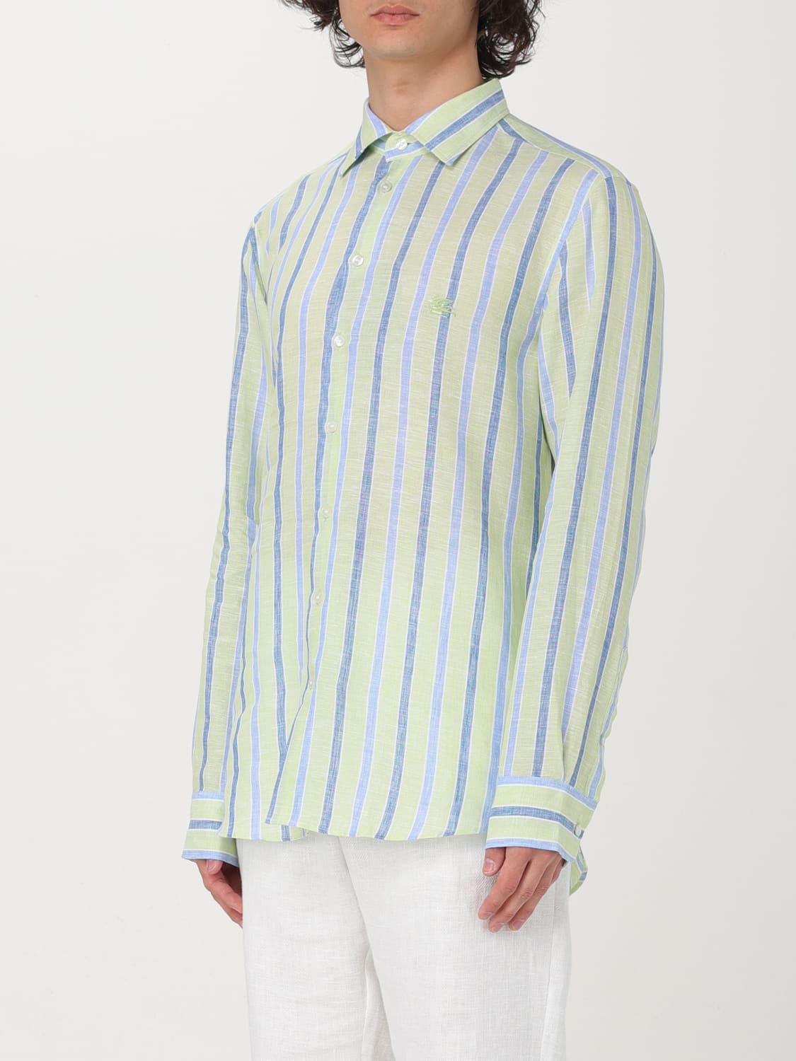 ETRO CAMISA: Camisa hombre Etro, Verde - Img 4