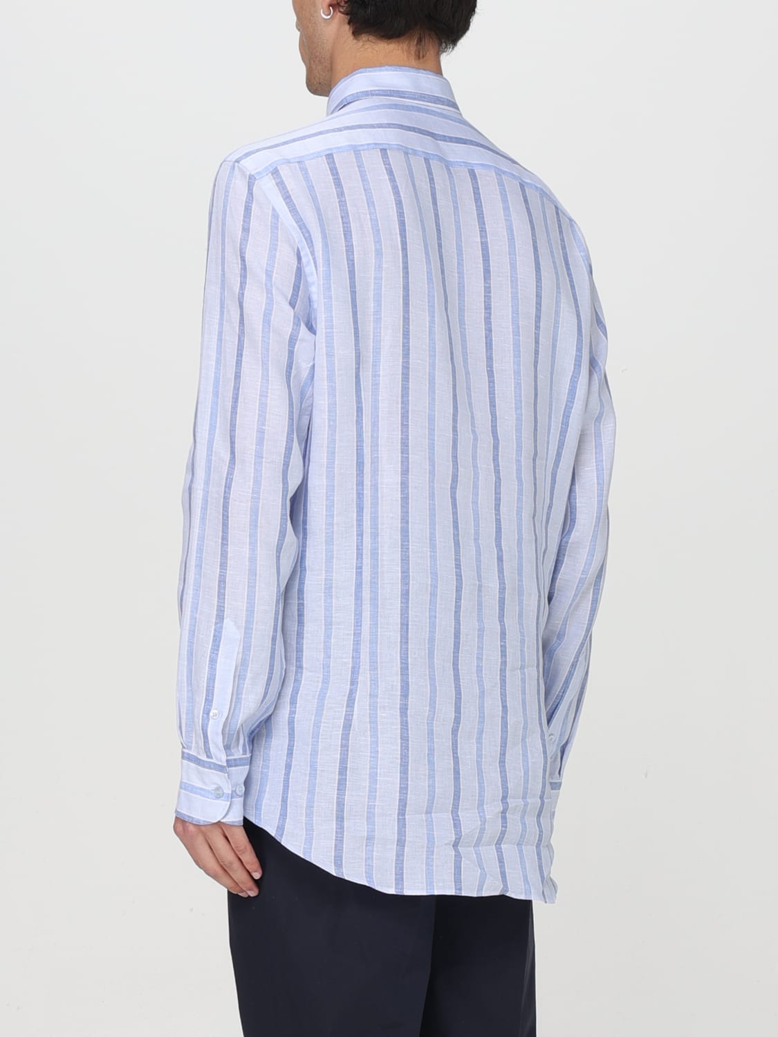 ETRO SHIRT: Shirt men Etro, Sky Blue - Img 3