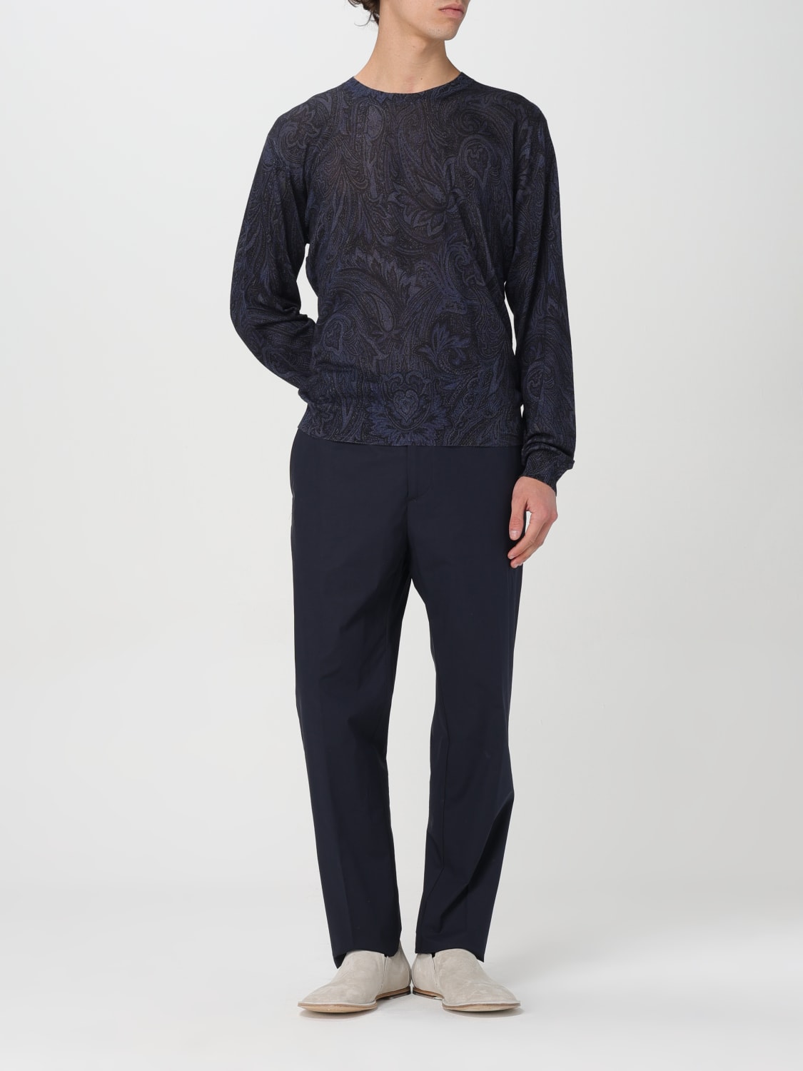 ETRO SWEATER: Sweater men Etro, Blue - Img 2