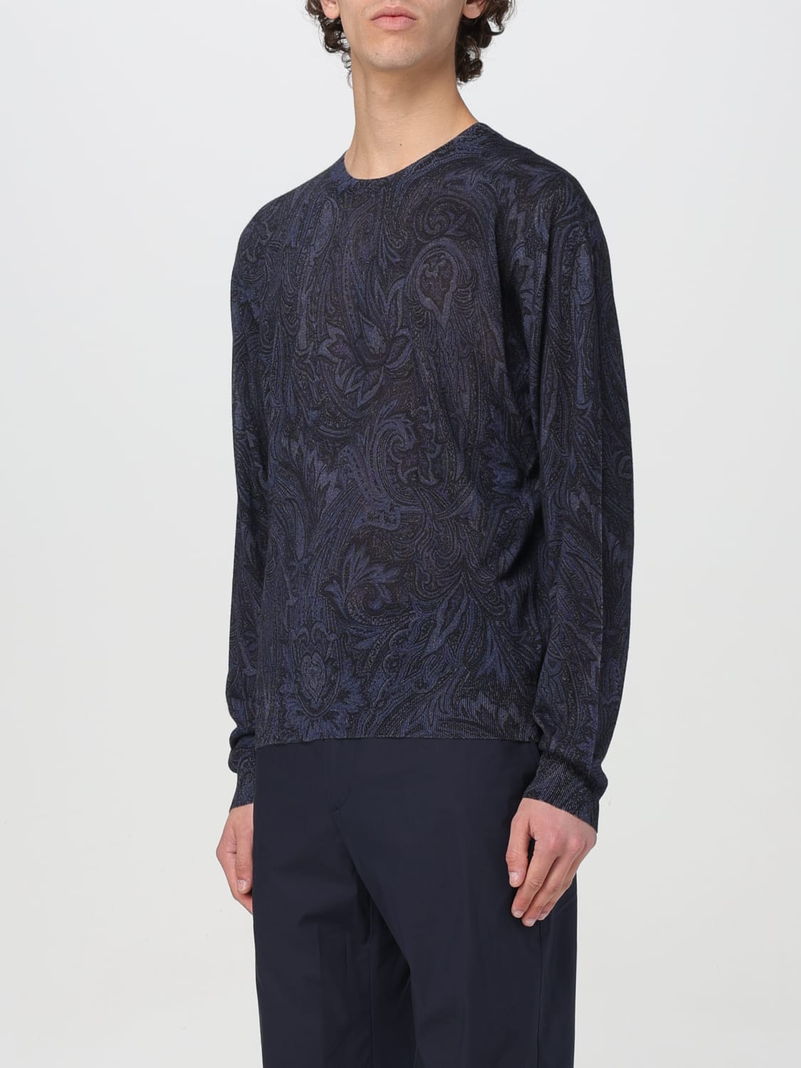 ETRO SWEATER: Sweater men Etro, Blue - Img 4