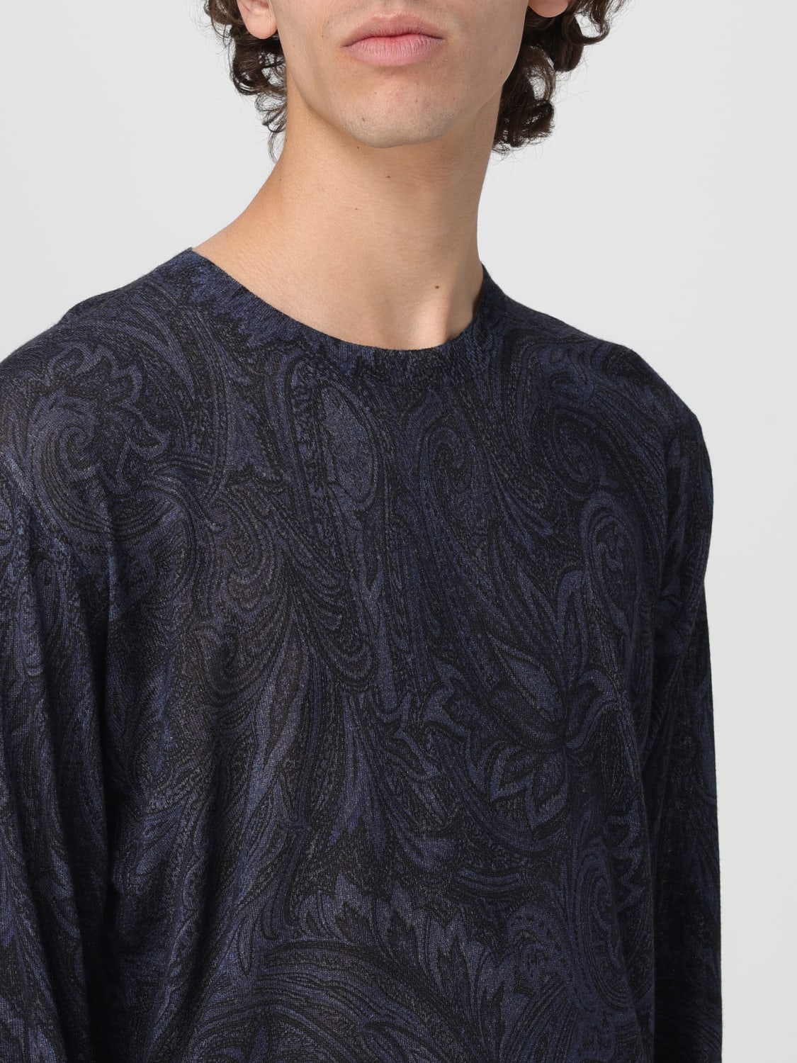 ETRO SWEATER: Sweater men Etro, Blue - Img 5