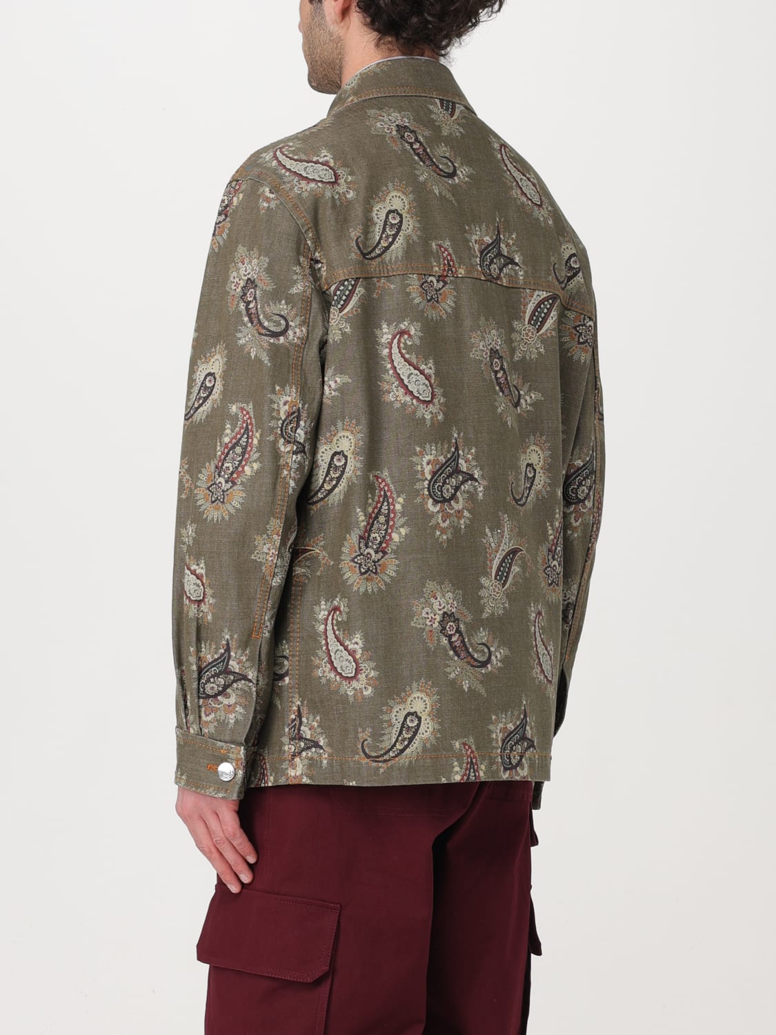 ETRO JACKET: Shirt men Etro, Green - Img 3