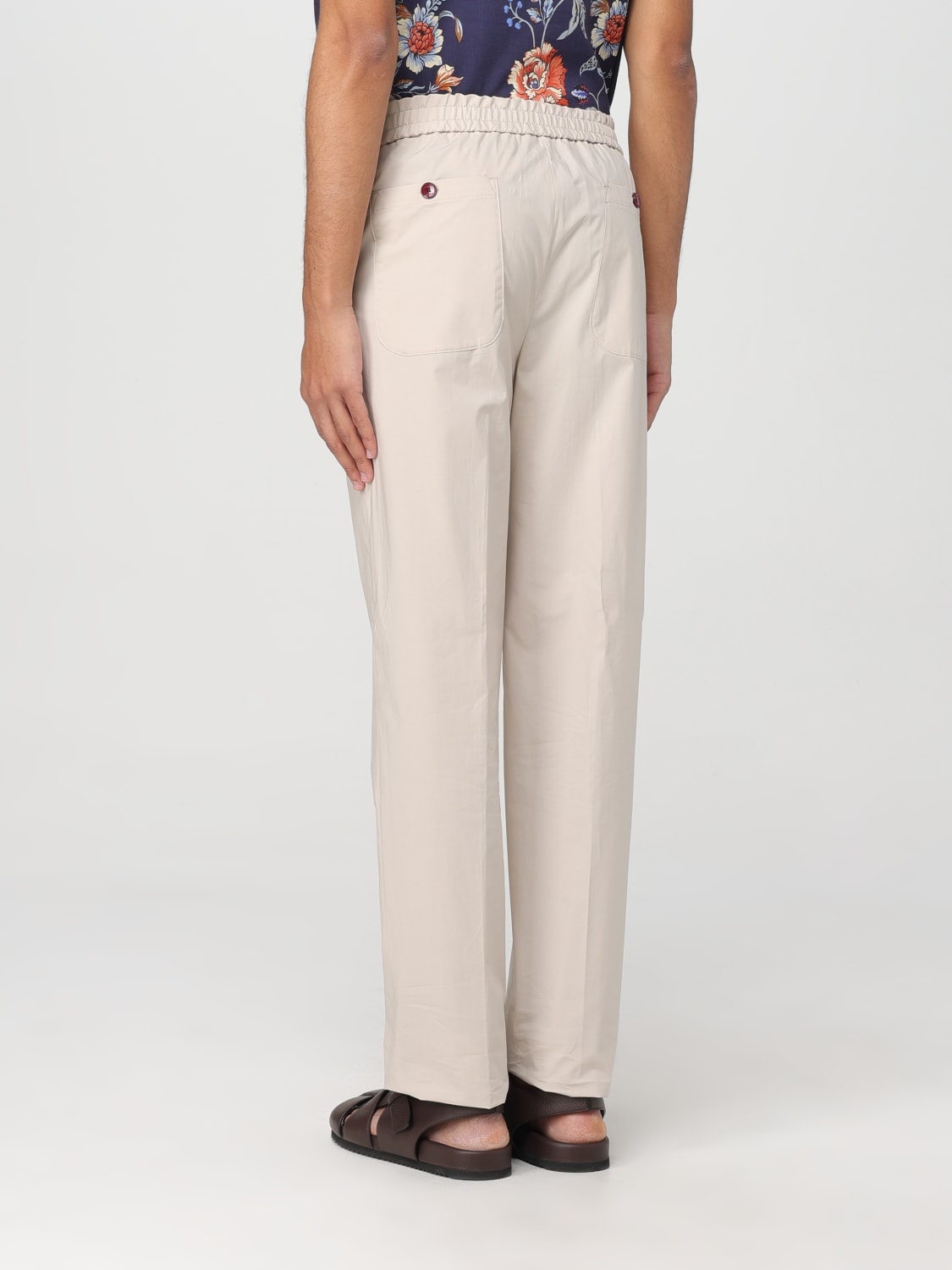 ETRO PANTS: Pants men Etro, Ecru - Img 3
