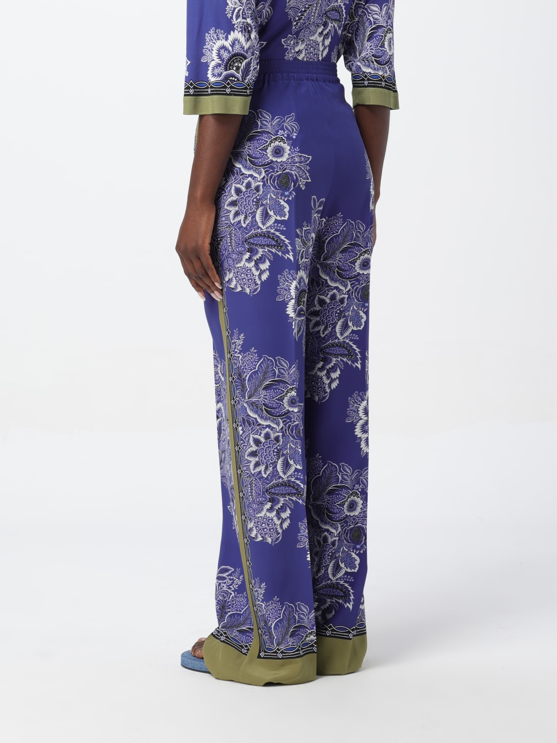 Etro Outlet: Pantalone donna - Blue | Pantalone Etro