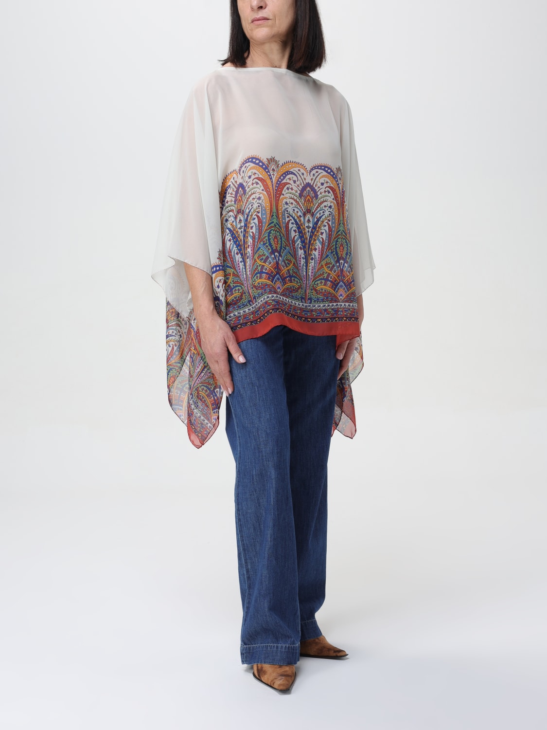 ETRO トップス: トップス レディース Etro, ホワイト - Img 2