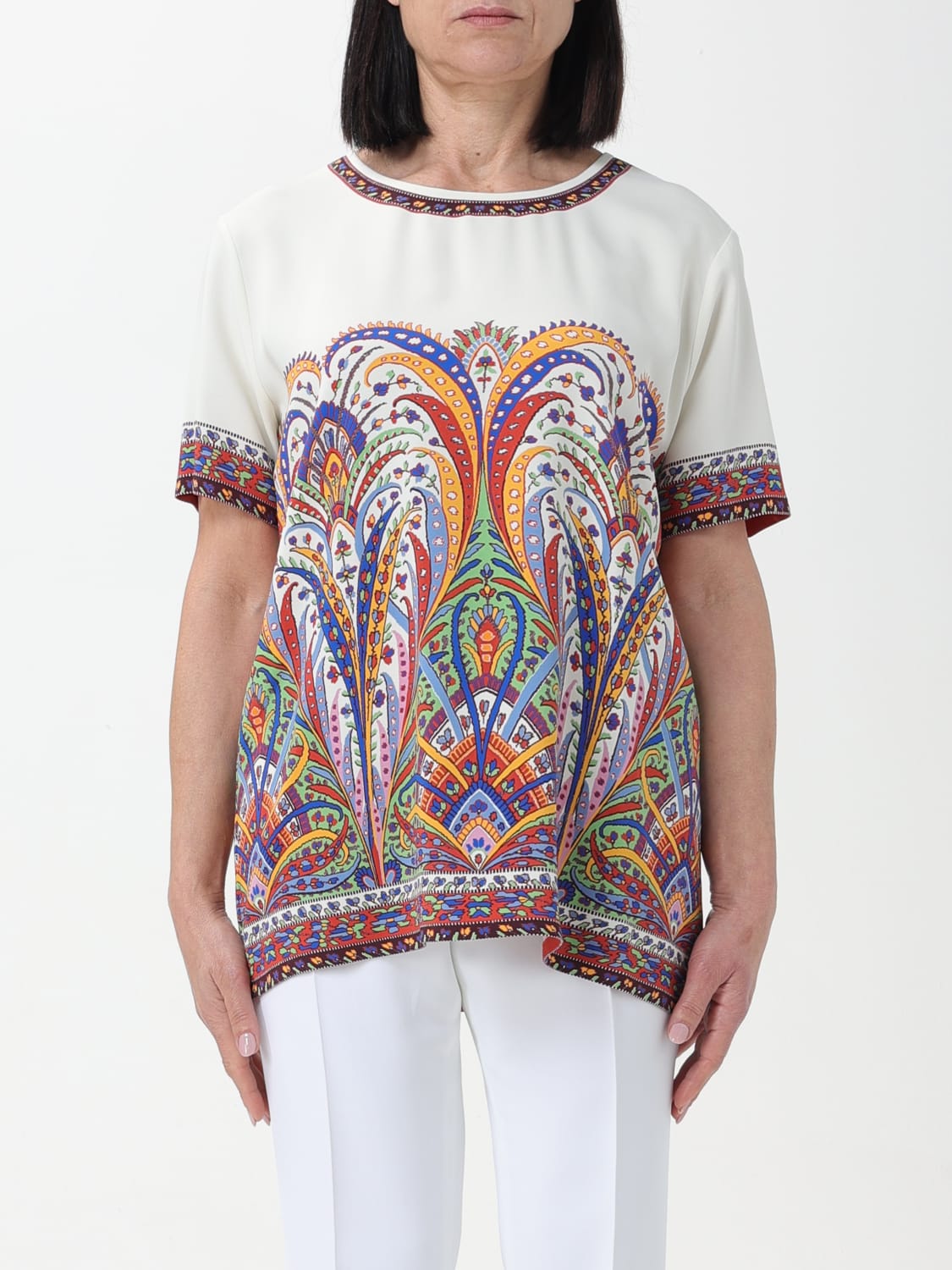 ETRO トップス: トップス レディース Etro, ホワイト - Img 1