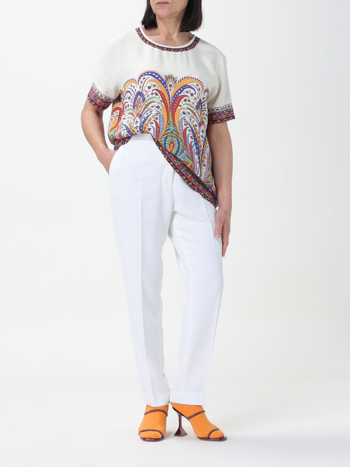 ETRO トップス: トップス レディース Etro, ホワイト - Img 2