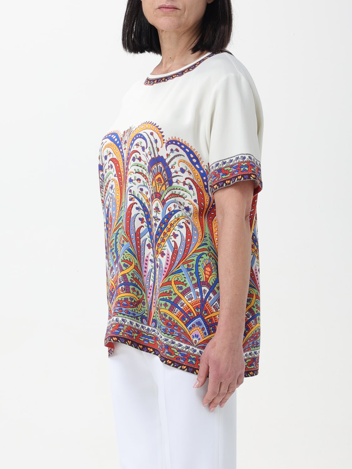 ETRO トップス: トップス レディース Etro, ホワイト - Img 4