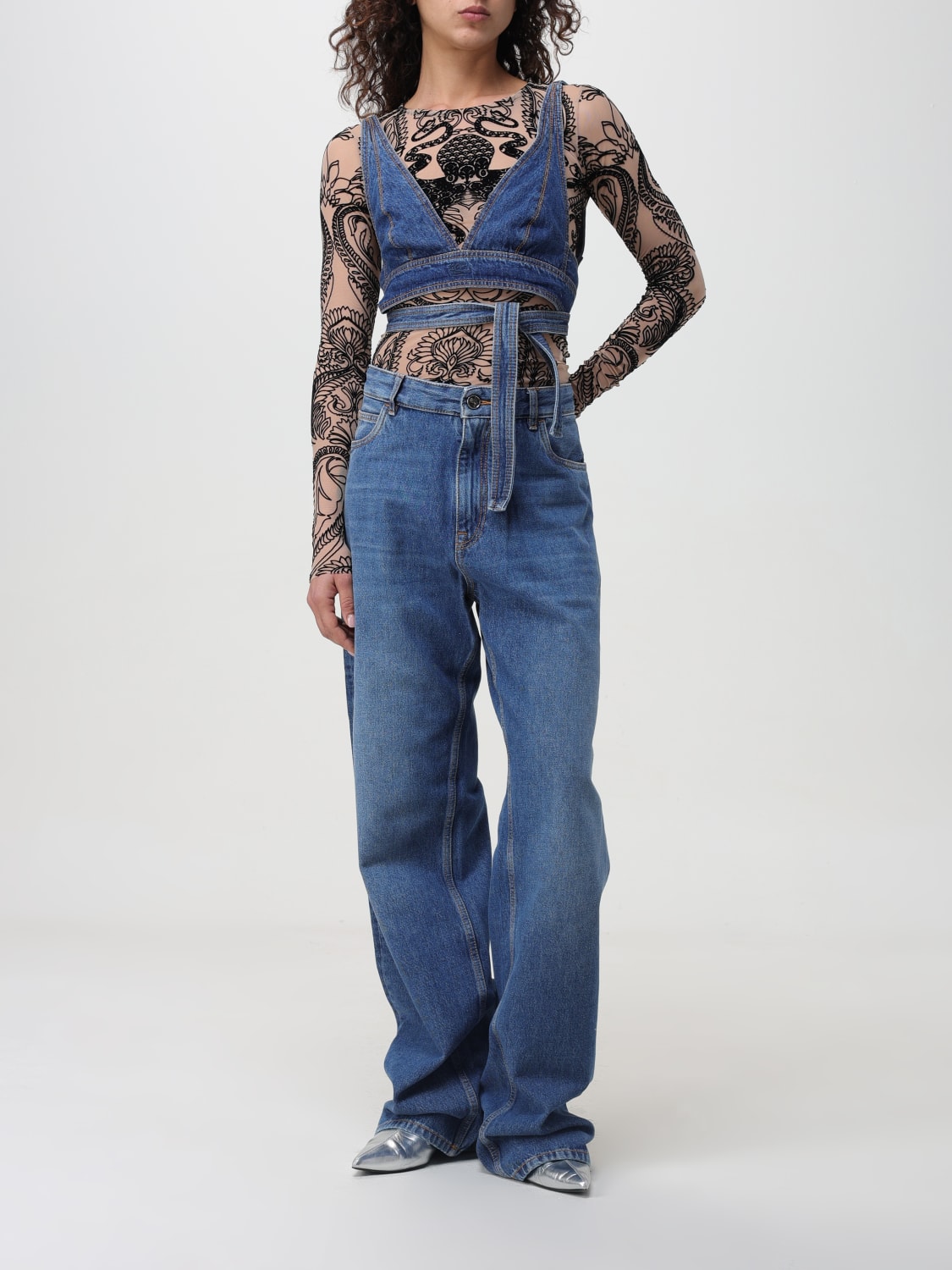 ETRO VAQUERO: Vaquero mujer Etro, Denim - Img 2