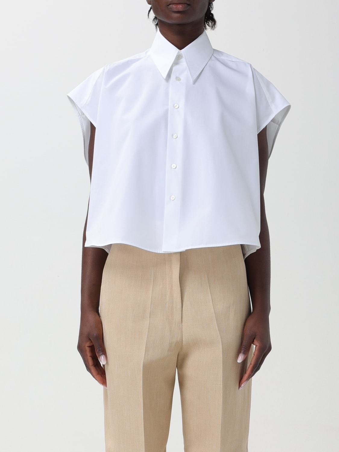 FABIANA FILIPPI 半袖Tシャツ 42 ホワイト FABIANA FILIPPI 半袖Tシャツ 42 ホワイト