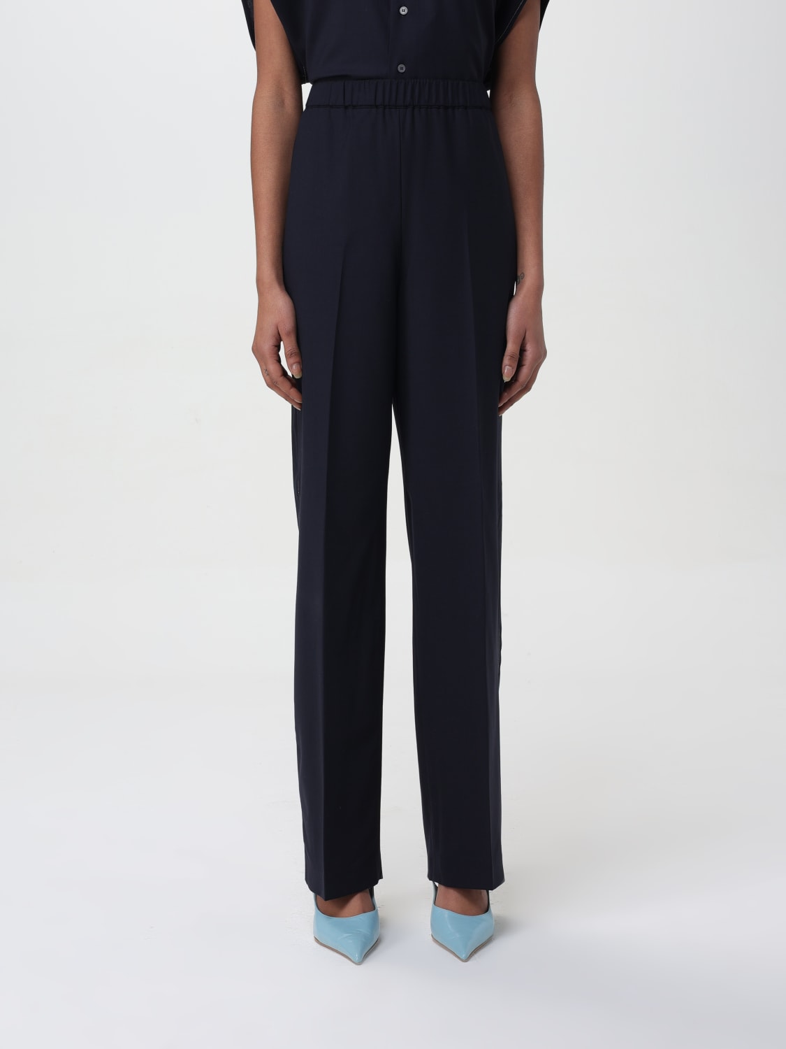 FABIANA FILIPPI PANTS: Trousers woman Fabiana Filippi, Blue - Img 1