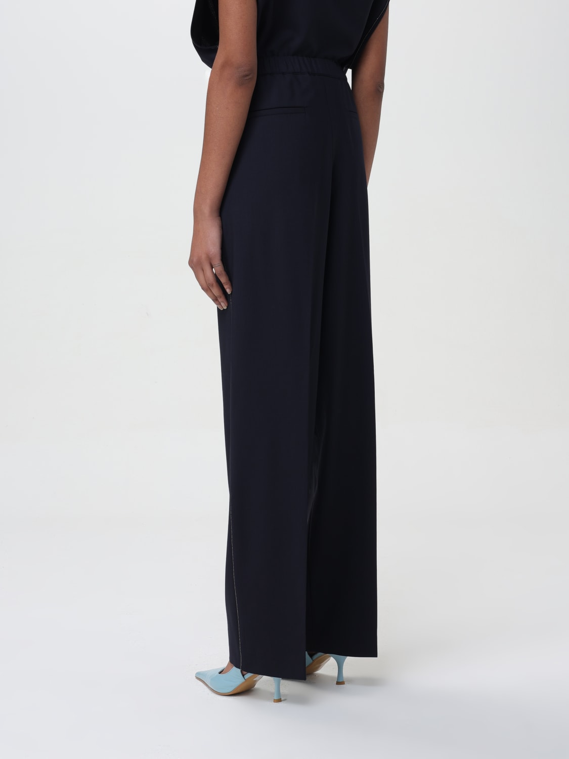 FABIANA FILIPPI PANTS: Trousers woman Fabiana Filippi, Blue - Img 2