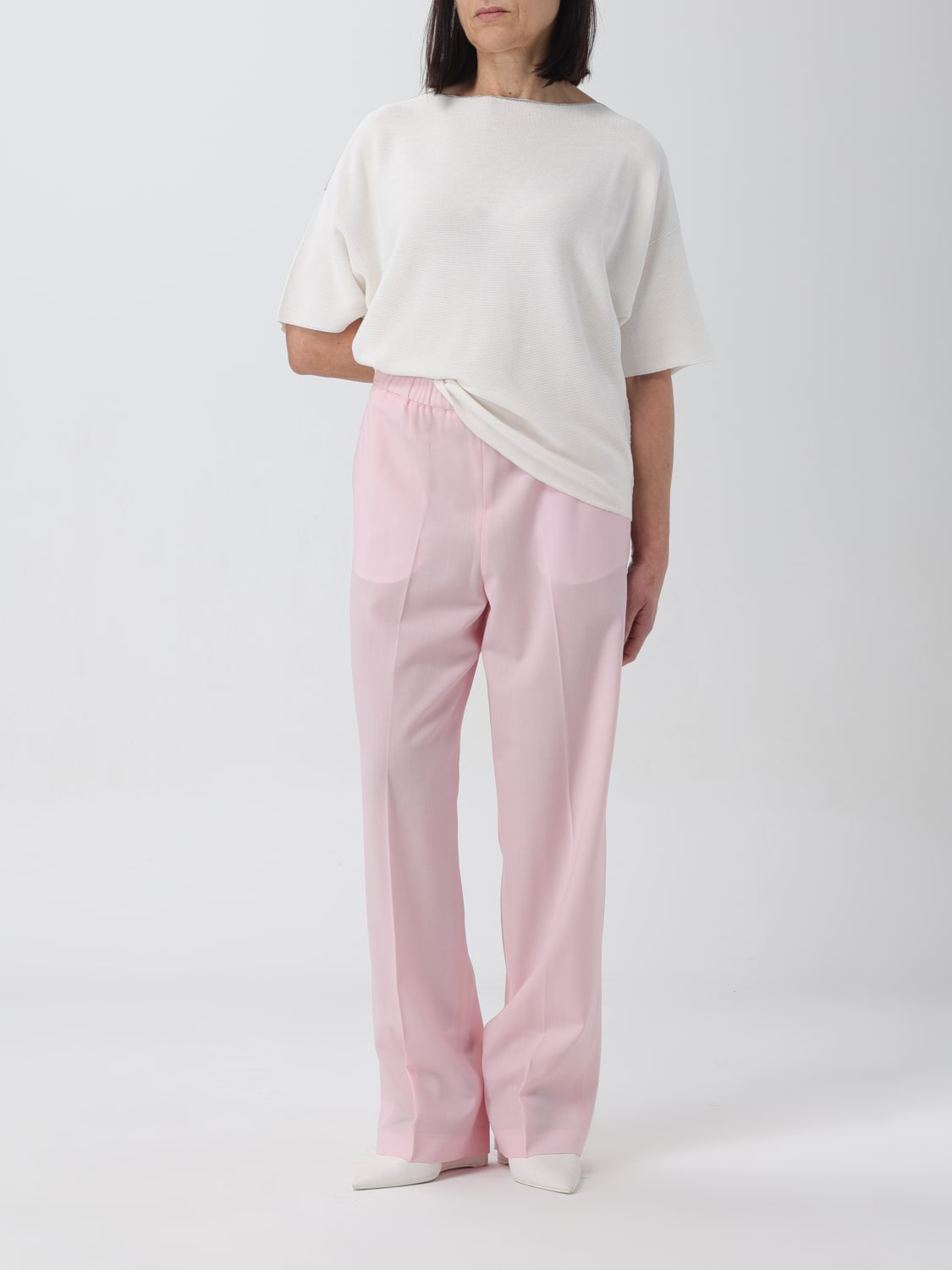 Fabiana Filippi Outlet: Trousers woman - Pink | Fabiana