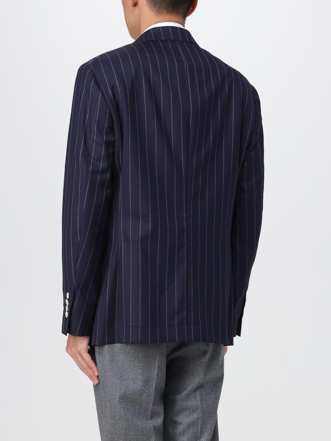 BRUNELLO CUCINELLI BLAZER: Blazer herren Brunello Cucinelli, Blau - Img 2