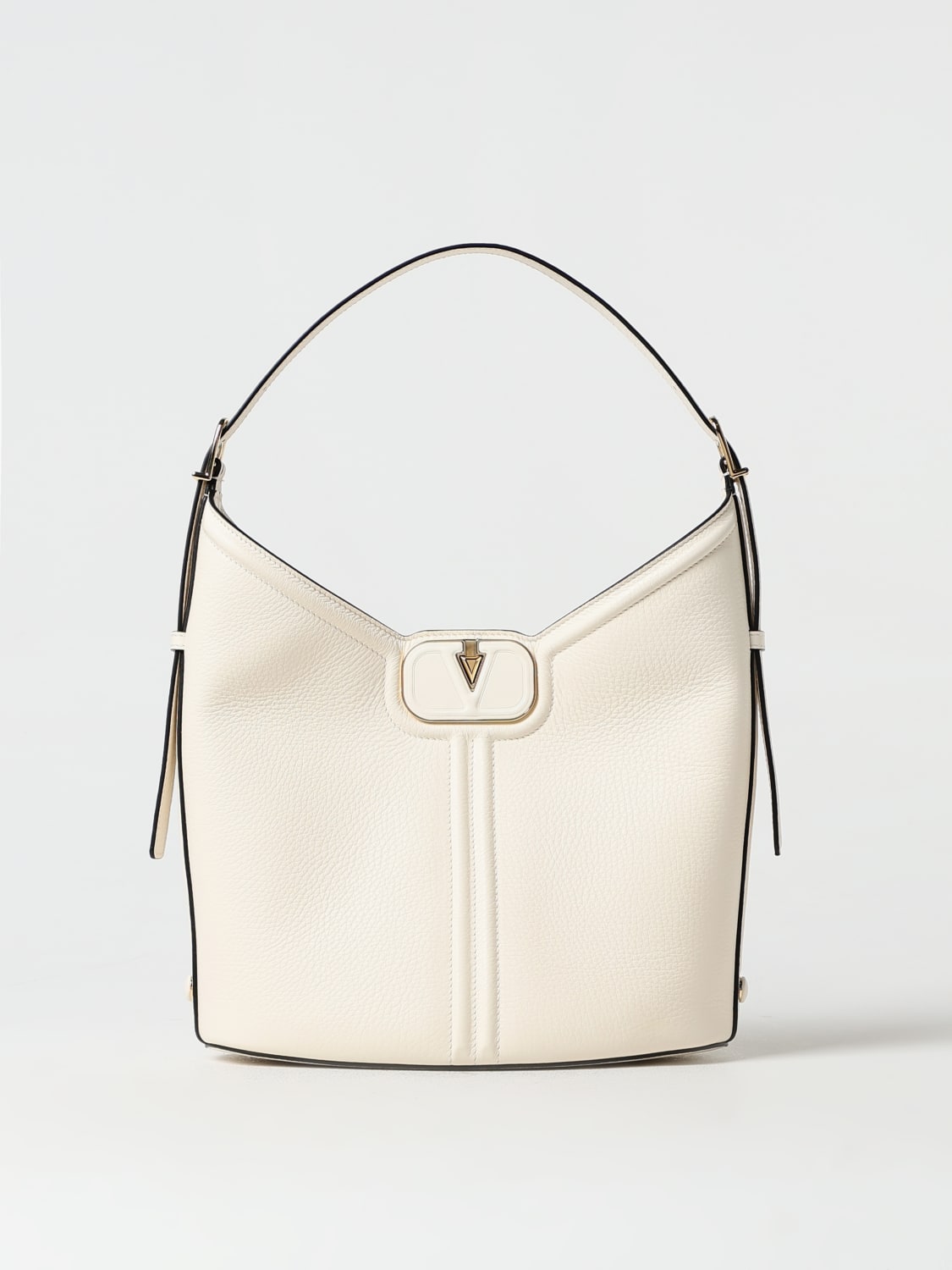 VALENTINO GARAVANI SHOULDER BAG: Shoulder bag woman Valentino Garavani, Yellow Cream - Img 1