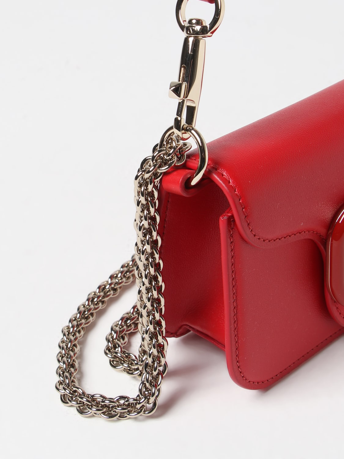 VALENTINO GARAVANI: Shoulder bag woman - Red | Valentino