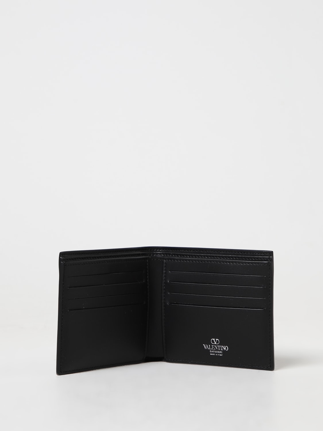 VALENTINO GARAVANI WALLET: Valentino Garavani leather wallet, Black - Img 2