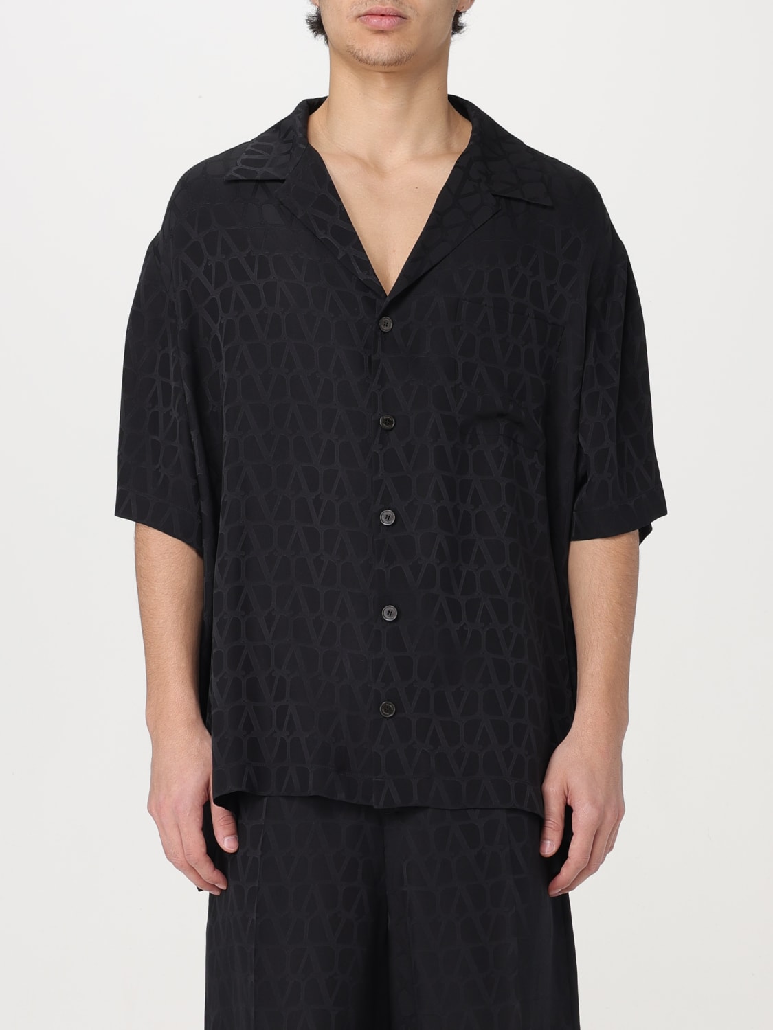 VALENTINO SHIRT: Shirt men Valentino, Black - Img 1