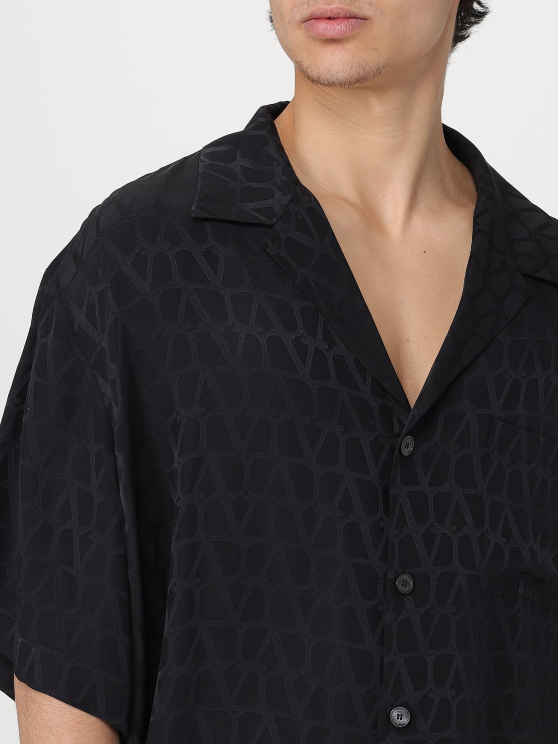 VALENTINO SHIRT: Shirt men Valentino, Black - Img 5