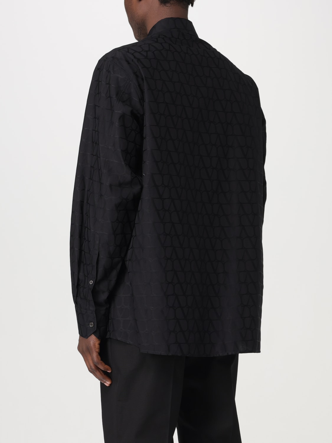 VALENTINO SHIRT: Shirt men Valentino, Black - Img 3